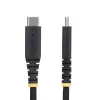 StarTech.com Cable de carga USB-C de 30 cm (1ft), 60W (3A) PD, funda de nylon/TPE trenzado de doble capa, cable de carga USB-C resistente, cable de carga para portátil USB 2.0