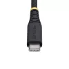 StarTech.com Cable de carga USB-C de 30 cm (1ft), 60W (3A) PD, funda de nylon/TPE trenzado de doble capa, cable de carga USB-C resistente, cable de carga para portátil USB 2.0
