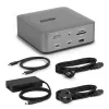 StarTech.com Docking station Thunderbolt 5, DP/HDMI, dock para triple monitor de hasta 4K 144 Hz o doble 8K 60 Hz, 5 puertos USB, carga de portátil de 140 W