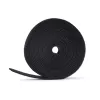 StarTech.com Rollo de cinta de velcro de 75 ft (22,8 m), 12,7 mm de ancho, negro, bridas reutilizables recortables, cinta de sujeción, envolturas de tela ajustables, rollo grande