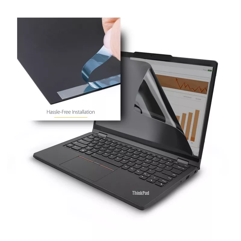 StarTech.com Filtro de privacidad Bright para Lenovo X13 Yoga Gen 4 con táctil, Flip-Over, 75 % de transmitancia, filtro de privacidad antirreflejo, ángulo de visión ±30°