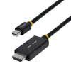 StarTech.com 2M-MDP-HDMI2-4K60 Cable adaptador de vídeo Mini DisplayPort HDMI Type-A (estándar) Negro