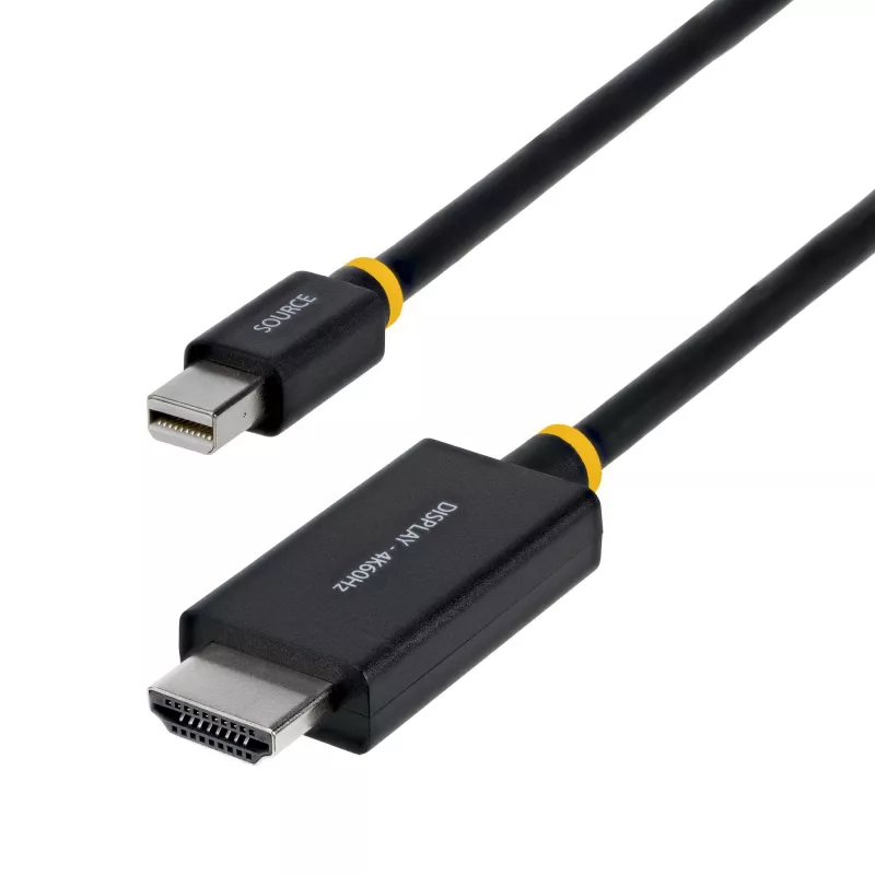 StarTech.com 2M-MDP-HDMI2-4K60 Cable adaptador de vídeo Mini DisplayPort HDMI Type-A (estándar) Negro