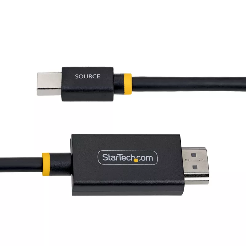 StarTech.com 2M-MDP-HDMI2-4K60 Cable adaptador de vídeo Mini DisplayPort HDMI Type-A (estándar) Negro