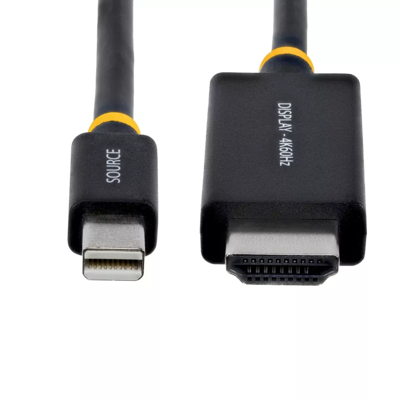 StarTech.com 2M-MDP-HDMI2-4K60 Cable adaptador de vídeo Mini DisplayPort HDMI Type-A (estándar) Negro