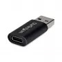 StarTech.com Adaptador USB-A a USB-C, convertidor de conector macho USB-A a conector hembra USB-C, USB 10Gbps, 5V 900mA, adaptador USB a USB-C para cargadores/hubs USB-A