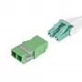 StarTech.com Acoplador LC a LC pack de 10, acoplador de fibra óptica LC monomodo OS2 con huella SC sin brida, adaptador LC/APC dúplex