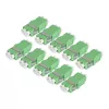 StarTech.com Acoplador LC a LC pack de 10, acoplador de fibra óptica LC monomodo OS2 con huella SC sin brida, adaptador LC/APC dúplex