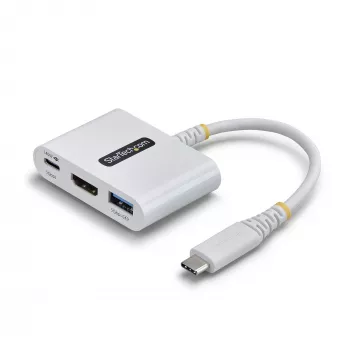 StarTech.com Adaptador multipuerto USB-C a HDMI con carga PD de 140W, HDMI 4K 60Hz, hub USB 5Gbit/s, mini dock para MacBook / Dell / Thinkpad / HP / iPad / tablets