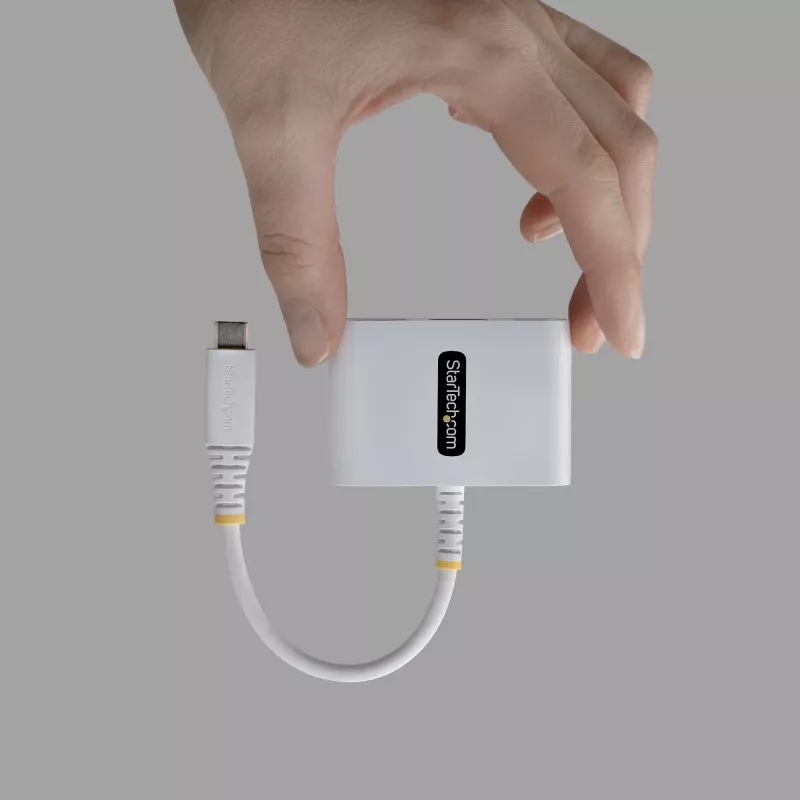 StarTech.com Adaptador multipuerto USB-C a HDMI con carga PD de 140W, HDMI 4K 60Hz, hub USB 5Gbit/s, mini dock para MacBook / Dell / Thinkpad / HP / iPad / tablets