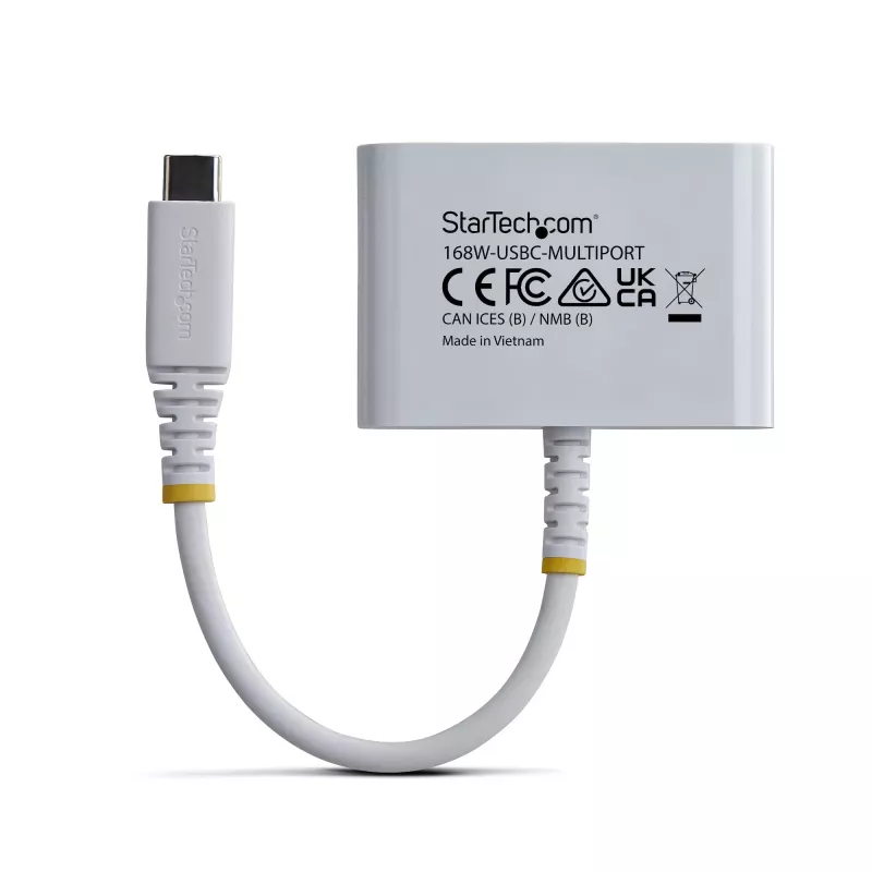 StarTech.com Adaptador multipuerto USB-C a HDMI con carga PD de 140W, HDMI 4K 60Hz, hub USB 5Gbit/s, mini dock para MacBook / Dell / Thinkpad / HP / iPad / tablets