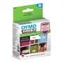 DYMO Original LabelWriter Etiquetas Durable | 25 mm x 54 mm | Blanco Poly | 160 etiquetas autoadhesivas | Alto rendimiento | Para impresoras de etiquetas LabelWriter