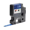 DYMO Rhino Etiquetas de vinilo industriales | 12 mm x 5,5 m | Impresión blanca sobre azul | Autoadhesivas | para impresoras de etiquetas LabelManager y Rhino