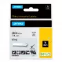 DYMO Rhino Etiquetas de vinilo industriales | 24 mm x 5,5 m | Impresión negra sobre blanco | Autoadhesivas | para impresoras de etiquetas LabelManager y Rhino