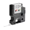DYMO Rhino Etiquetas de poliéster permanentes industriales | 6 mm x 5,5 m | Impresión negra sobre blanco | Autoadhesivas | para impresoras de etiquetas Rhino y LabelManager