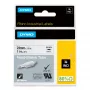 DYMO Rhino Rollos de etiquetas termorretráctiles para cables industriales | 24 mm x 1,5 m | Impresión negra sobre blanco | Autoadhesivas | para impresoras de etiquetas Rhino