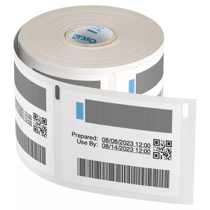 DYMO Authentic LabelWriter Etiquetas para rotación de existencias para la industria alimentaria | 54 mm x 70 mm | 400 etiquetas autoadhesivas codificadas por colores | Para impresoras de etiquetas LabelWriter