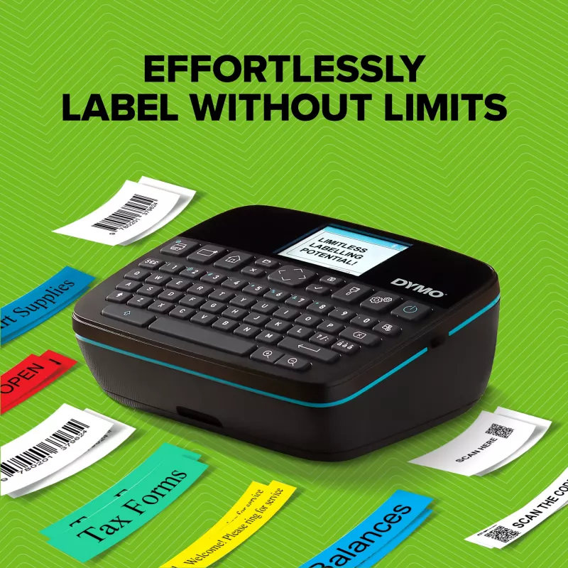 DYMO LabelManager Executive 640 CB Impresora de etiquetas portátil | Etiquetadora compacta con teclado QWERTY | Conectividad Bluetooth y USB | Compatible con etiquetas D1 estándar y resistentes