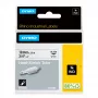 DYMO Rhino Tubos de etiquetas termorretráctiles para cables industriales | 19 mm x 1,5 m | Impresión negra sobre blanco | Autoadhesivas | para impresoras de etiquetas Rhino
