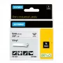 DYMO Rhino Etiquetas de vinilo industriales | 9 mm x 5,5 m | Impresión negra sobre blanco | Autoadhesivas | para impresoras de etiquetas Rhino y LabelManager