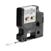 DYMO Rhino Etiquetas de vinilo industriales | 9 mm x 5,5 m | Impresión negra sobre blanco | Autoadhesivas | para impresoras de etiquetas Rhino y LabelManager