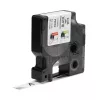 DYMO Rhino Etiquetas de vinilo industriales | 12 mm x 5,5 m | Impresión negra sobre blanco | Autoadhesivas | para impresoras de etiquetas Rhino y LabelManager