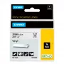DYMO Rhino Etiquetas de vinilo industriales | 19 mm x 5,5 m | Impresión negra sobre blanco | Autoadhesivas | para impresoras de etiquetas Rhino y LabelManager