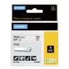 DYMO Rhino Etiquetas de vinilo industriales | 19 mm x 5,5 m | Impresión negra sobre blanco | Autoadhesivas | para impresoras de etiquetas Rhino y LabelManager