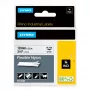 DYMO Rhino Etiquetas de nailon flexible industriales | 19 mm x 3,5 m | Impresión negra sobre blanco | Autoadhesivas | para impresoras de etiquetas Rhino y LabelManager