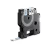 DYMO Rhino Etiquetas de poliéster permanente industriales | 9 mm x 5,5 m | Impresión negra sobre transparente | Autoadhesivas | para impresoras de etiquetas LabelManager y Rhino