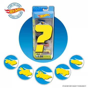 Hot Wheels Pack de 5 Surtido, Set de vehículos, 3 año(s), Colores variados