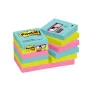 3M 622-12SS-MIA Notas adhesivas Cuadradas Azul, Rosa, Amarillo Autoadhesivas