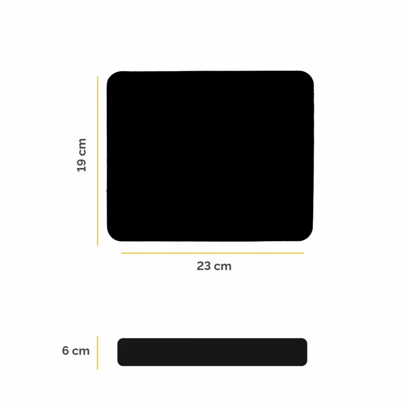 Alfombrilla de ratón BASIC/BLACK 29704 FELLOWES