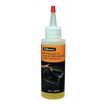 Fellowes Aceite para destructoras de papel 120 ml, aceite lubricante, 0,12 L, Multicolor, 44,5 mm, 44,5 mm, 161,9 mm