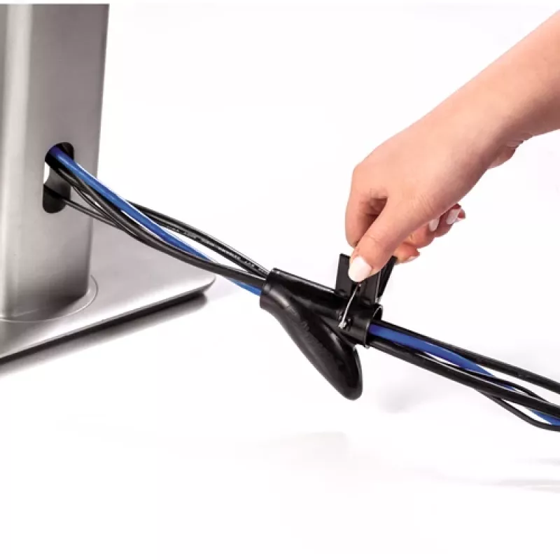 Fellowes CableZip - Negro, Funda para cables, Escritorio, Negro