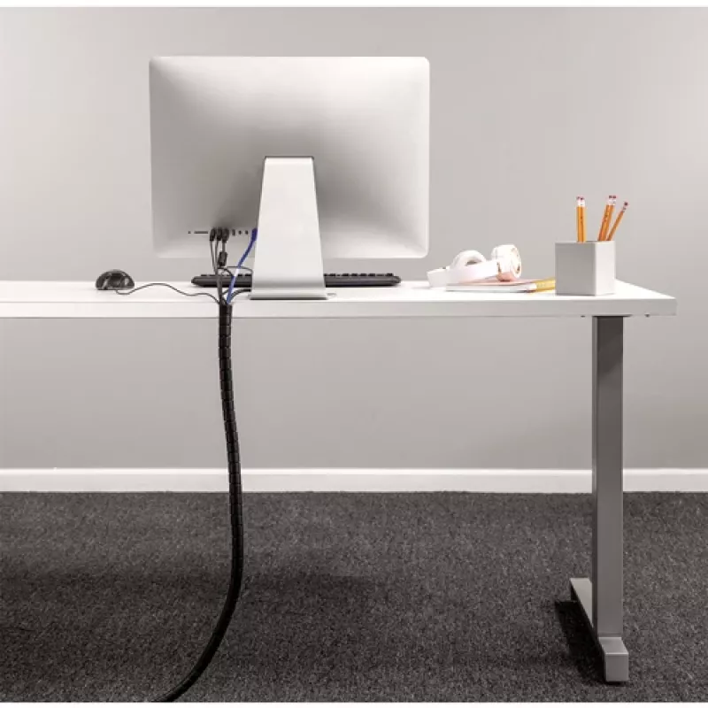 Fellowes CableZip - Negro, Funda para cables, Escritorio, Negro