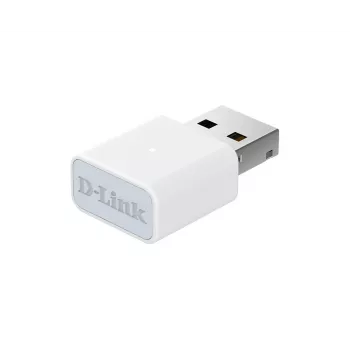D-Link N300 Adaptador USB Wi-Fi 4, Con cable e inalámbrico, USB, WLAN, Blanco