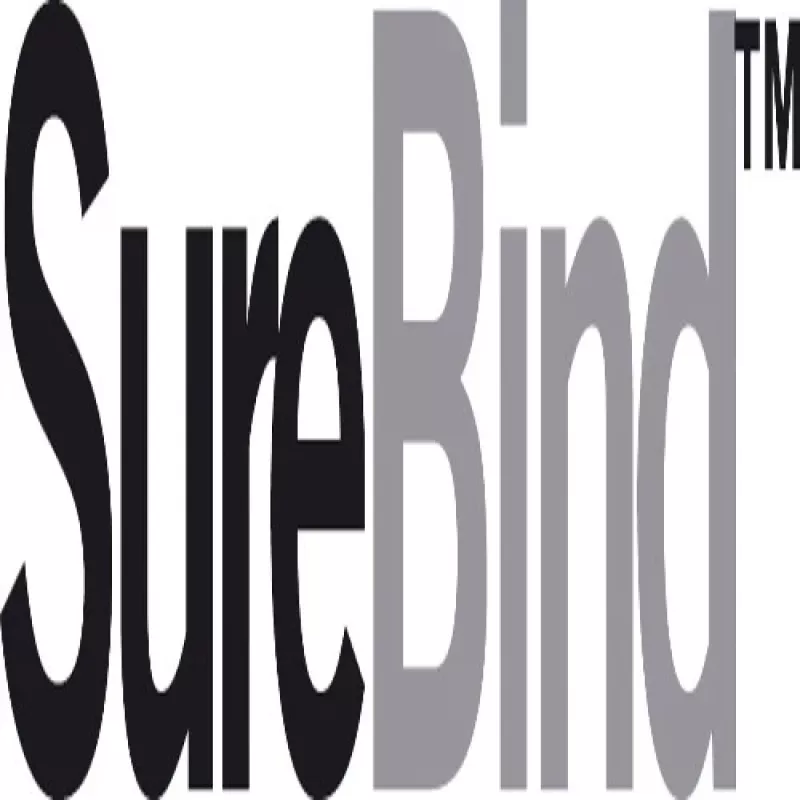 GBC SureBind® Tiras de encuadernación A4 25 mm, Blanco, 250 hojas, Acrilonitrilo butadieno estireno (ABS), A4, 297 mm, 100 uds.