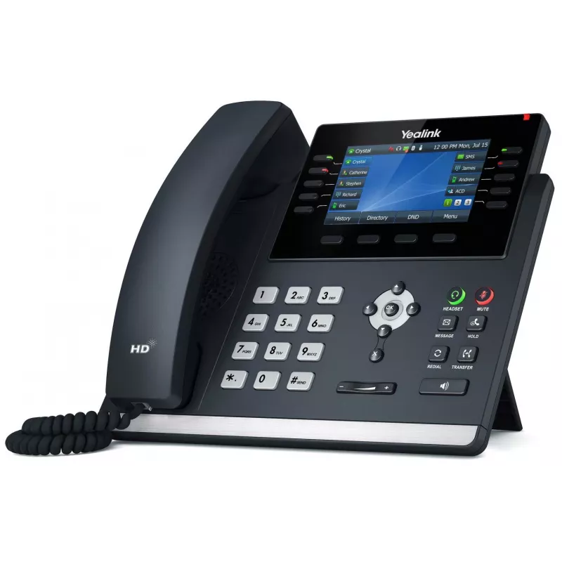 Yealink SIP-T46U Teléfono IP Gris LCD Wi-Fi