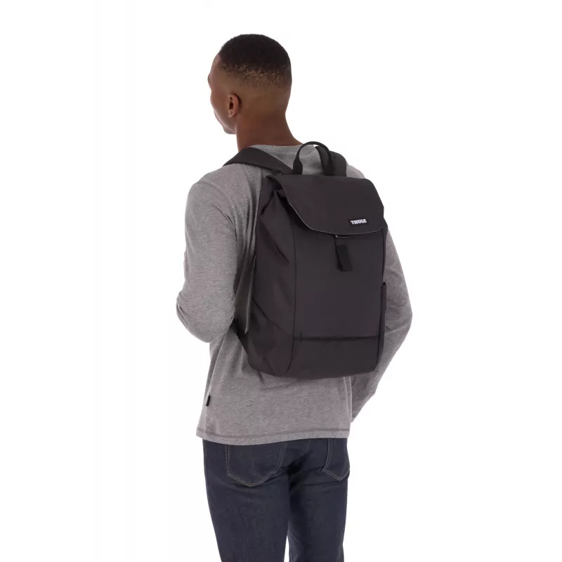 Thule Lithos TLBP213 - mochila casual negra poliéster