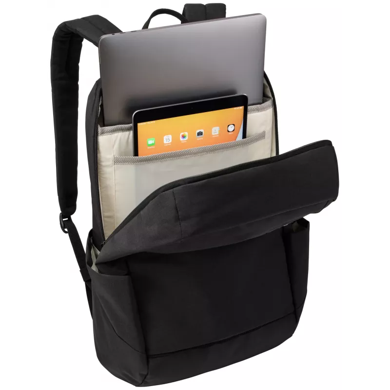 Thule Lithos TLBP216 - mochila casual negra poliéster