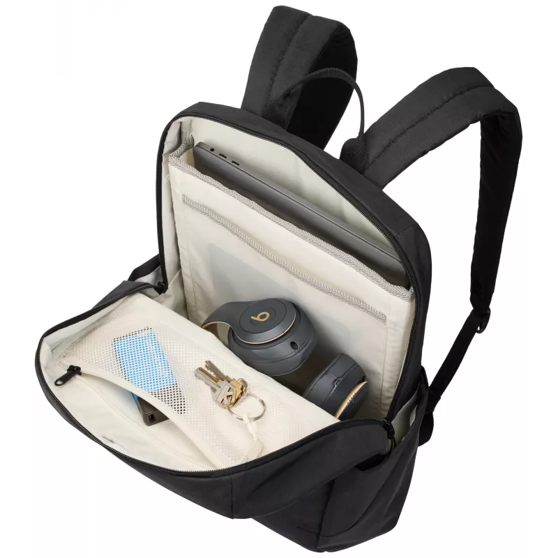Thule Lithos TLBP216 - mochila casual negra poliéster