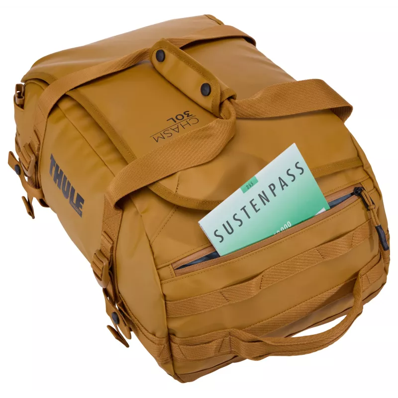 Thule Chasm TDSD301 Golden Brown bolsa marinera 30 L poliéster marrón, oro