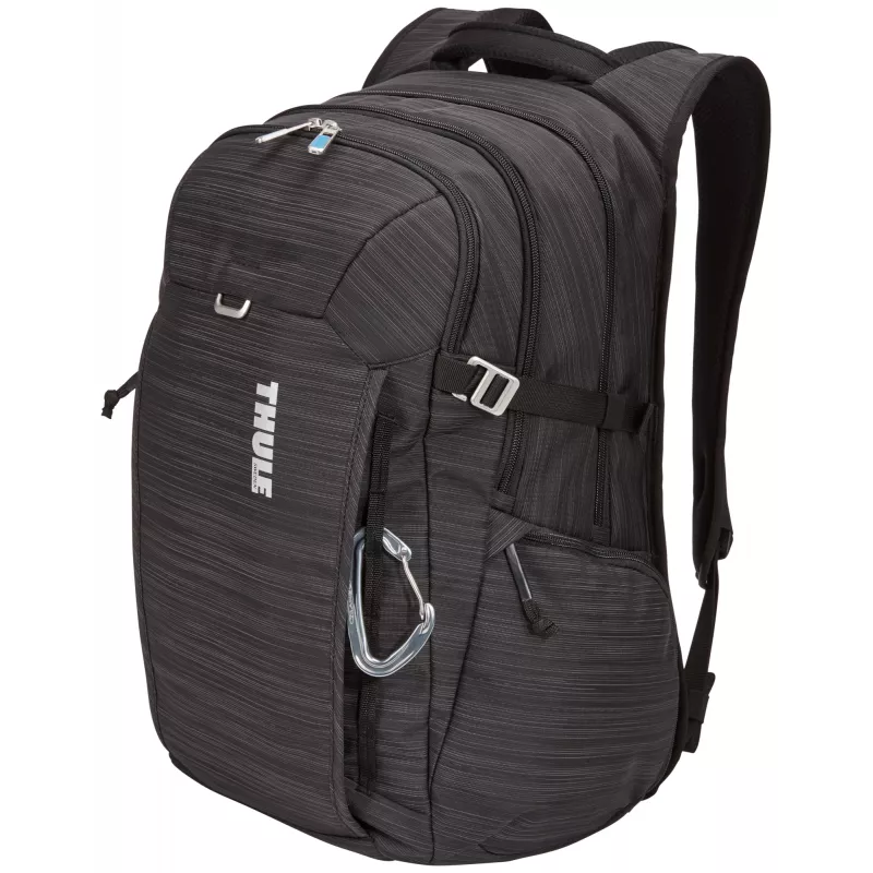 Mochila para portátil Thule Construct 28L — negra, capacidad 28 L, compartimento acolchado para portátil