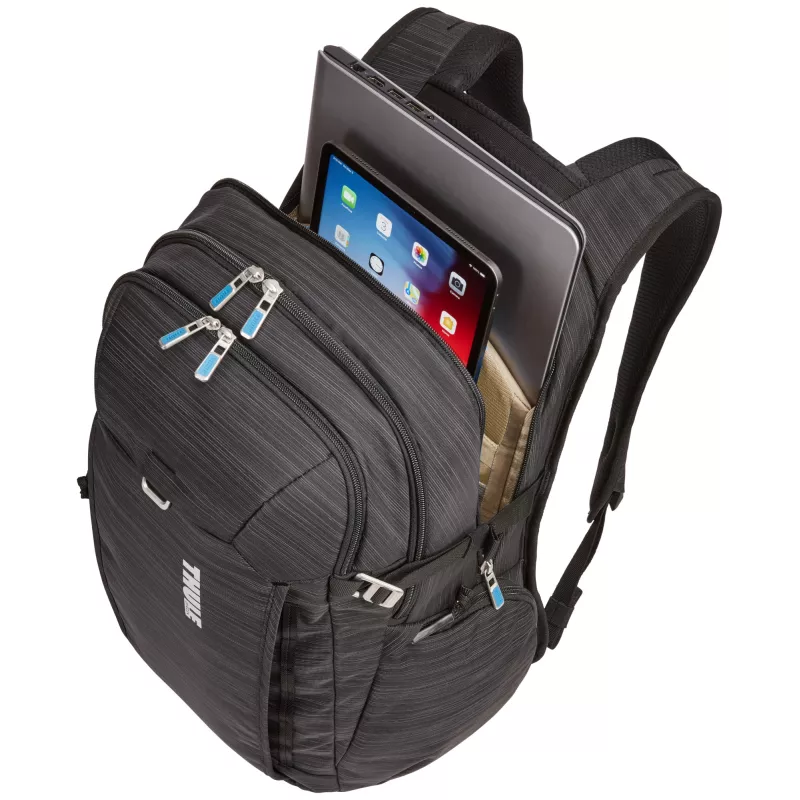 Mochila para portátil Thule Construct 28L — negra, capacidad 28 L, compartimento acolchado para portátil
