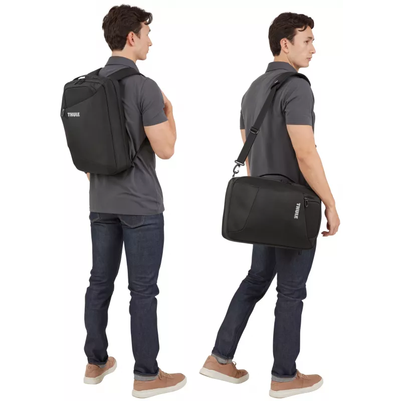 Thule Accent Convertible 17L mochila – negra, volumen 17 L, opciones de transporte convertibles
