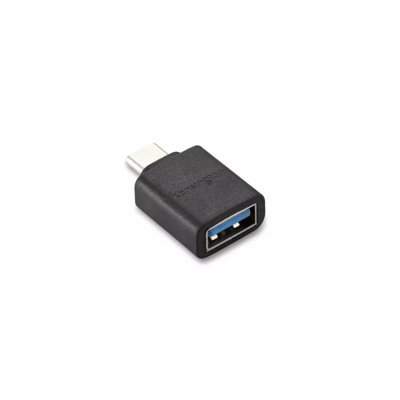 Kensington CA1010 Adaptador USB-C a USB-A M/H, USB-C, USB-A, Negro