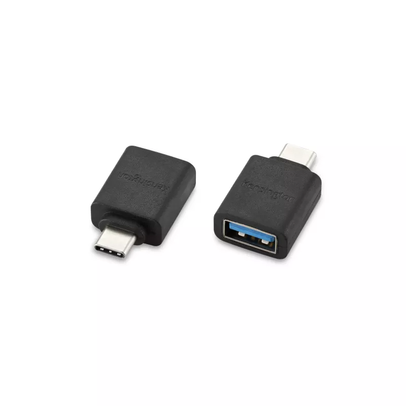 Kensington CA1010 Adaptador USB-C a USB-A M/H, USB-C, USB-A, Negro