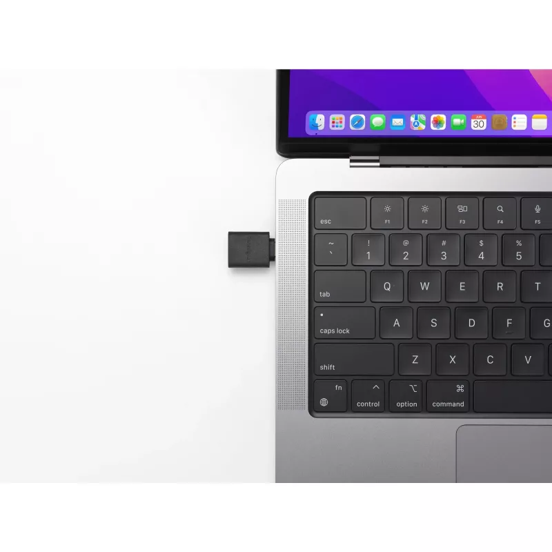 Kensington CA1010 Adaptador USB-C a USB-A M/H, USB-C, USB-A, Negro