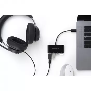 Kensington CH1200 Hub USB-C 10Gbps de 4 puertos